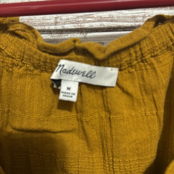 Madewell‎ Sophia Top in Textured Plaid Size M - Picture 6 of 6